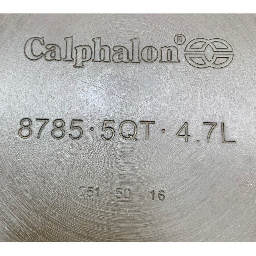 Calphalon Hard Anodized Dutch Oven 5 Qt 8785 with Glass Straining Lid Nonstick - Picture 8 of 11